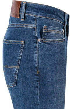 Jeans, Straight Tapered Fit, Baumwoll-Stretch, Dunkelblau 9 Jeans, Straight Tapered Fit, Baumwoll-Stretch, Dunkelblau -Maenner Mode Haus 399151 norm3