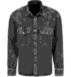 Gant Jeanshemd, Baumwolle, Schwarz Meliert -Maenner Mode Haus  400154 norm 1