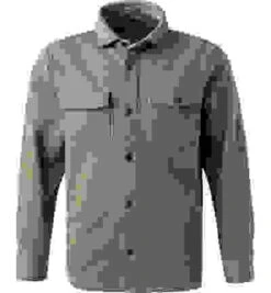 OLYMP Overshirt, Modern Fit, Baumwolle, Oliv -Maenner Mode Haus  400184 norm 1