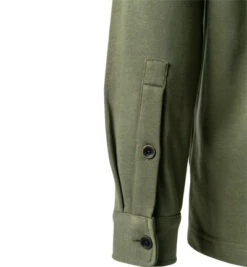 OLYMP Overshirt, Modern Fit, Baumwolle, Oliv -Maenner Mode Haus  400184 norm2