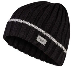 Hackett Mütze, Kaschmir-Lammwolle, Schwarz