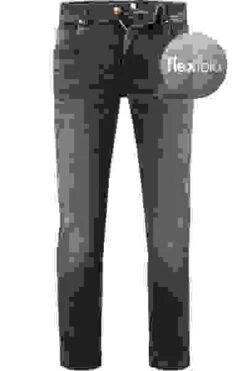 Bugatti Jeans, Baumwolle T400®, Anthrazit -Maenner Mode Haus  400790 norm 1