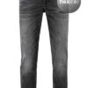 Bugatti Jeans, Baumwolle T400®, Anthrazit -Maenner Mode Haus  400790 norm