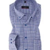 Eterna Hemd, Modern Fit, Baumwolle, Marineblau Kariert