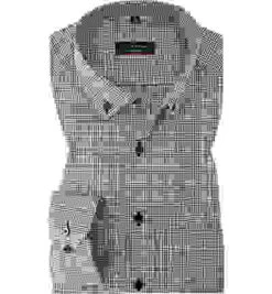 Eterna Hemd, Modern Fit, Baumwolle, Dunkelblau Kariert 9 Eterna Hemd, Modern Fit, Baumwolle, Dunkelblau Kariert -Maenner Mode Haus 400891 norm 1