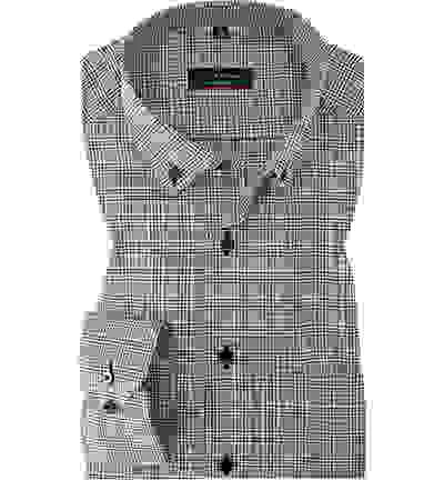 Eterna Hemd, Modern Fit, Baumwolle, Dunkelblau Kariert 6 Eterna Hemd, Modern Fit, Baumwolle, Dunkelblau Kariert – Bild 4