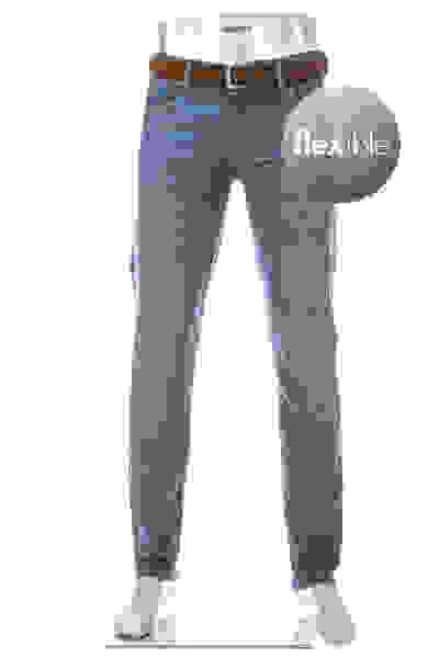 Alberto Jeans Pipe, Slim Fit, Mikrofaser-Tencel, Dunkelblau 9 Alberto Jeans Pipe, Slim Fit, Mikrofaser-Tencel, Dunkelblau – Bild 7