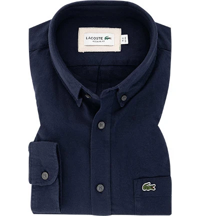 Lacoste Hemd, Regular Fit, Baumwolle, Marineblau 3 Lacoste Hemd, Regular Fit, Baumwolle, Marineblau