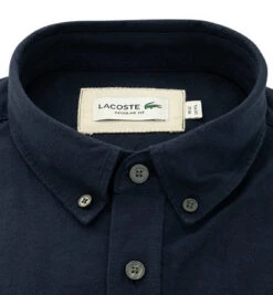 Lacoste Hemd, Regular Fit, Baumwolle, Marineblau 7 Lacoste Hemd, Regular Fit, Baumwolle, Marineblau -Maenner Mode Haus 401172 norm2