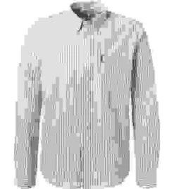 Ben Sherman Hemd, Regular Fit, Baumwolle, Hellblau-ecru Gestreift -Maenner Mode Haus  401182 norm 1