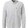 Ben Sherman Hemd, Regular Fit, Baumwolle, Hellblau-ecru Gestreift