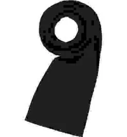 Marc O'Polo Schal, Bio Baumwolle-Kaschmir, Schwarz -Maenner Mode Haus  401885 norm 1