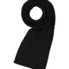 Marc O'Polo Schal, Bio Baumwolle-Kaschmir, Schwarz -Maenner Mode Haus  401885 norm