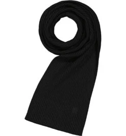 Marc O'Polo Schal, Bio Baumwolle-Kaschmir, Schwarz
