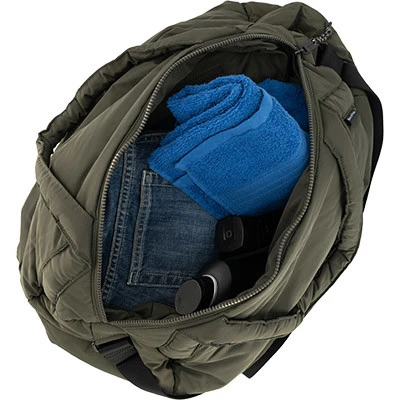 Marc O'Polo Weekender, Textil Wattiert, Braungrün 6 Marc O'Polo Weekender, Textil Wattiert, Braungrün – Bild 4