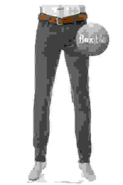 Alberto Jeans Pipe, Regular Fit, Baumwolle T400®, Tannengrün -Maenner Mode Haus  401999 norm 1