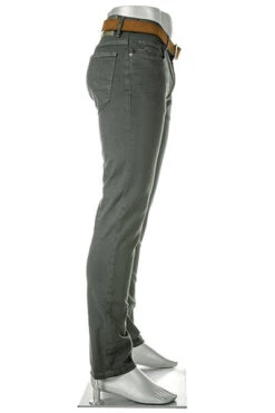 Alberto Jeans Pipe, Regular Fit, Baumwolle T400®, Tannengrün -Maenner Mode Haus  401999 norm2