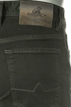 Alberto Jeans Pipe, Regular Fit, Baumwolle T400®, Tannengrün -Maenner Mode Haus  401999 norm6