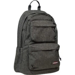 Eastpak Rucksack, Mikrofaser, Anthrazit-schwarz Meliert
