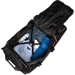 Eastpak Reisetasche Mit Rollen, Mikrofaser Wasserabweisend, Schwarz -Maenner Mode Haus  402010 norm3