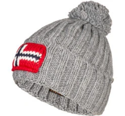 Napapijri Mütze, Wolle, Grau