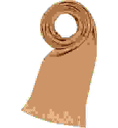 Schal, Schurwolle, Karamell 5 Schal, Schurwolle, Karamell – Bild 3