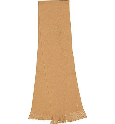 Schal, Schurwolle, Karamell 4 Schal, Schurwolle, Karamell – Bild 2