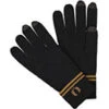 Fred Perry Handschuhe, Wolle, Schwarz-braun -Maenner Mode Haus  402198 norm