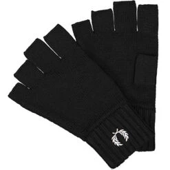 Fred Perry Handschuhe, Baumwolle, Schwarz