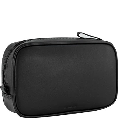 Fred Perry Waschbag, Kunstleder, Schwarz 5 Fred Perry Waschbag, Kunstleder, Schwarz – Bild 3