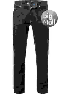 Pierre Cardin Jeans Lyon, Big&Tall, Bio Baumwolle T400®, Blauschwarz -Maenner Mode Haus  402322 norm 1