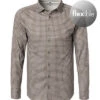 Hemd, Jersey, Braun Gemustert 2 Hemd, Jersey, Braun Gemustert -Maenner Mode Haus 402329 norm