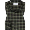 ETON Hemd, Slim Fit, Baumwolle, Dunkelgrün Kariert -Maenner Mode Haus  402429 norm