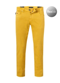 Jeans Michelangelo, Regular Fit, Baumwoll-Stretch, Senf