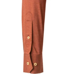 Eterna Hemd, Comfort Fit, Jersey CO2-Neutral, Zimt -Maenner Mode Haus  403292 norm2