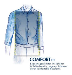 Eterna Hemd, Comfort Fit, Jersey CO2-Neutral, Zimt -Maenner Mode Haus  403292 norm3