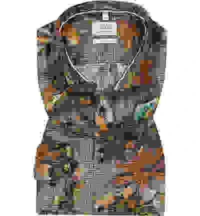 OLYMP Hemd, Body Fit, Baumwolle, Messing Gemustert 6 OLYMP Hemd, Body Fit, Baumwolle, Messing Gemustert – Bild 4