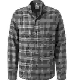 OLYMP Hemd, Baumwolle, Marine Kariert -Maenner Mode Haus  403552 norm 1