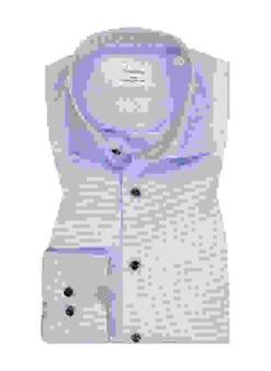 Stenströms Hemd, Slimline, Baumwolle, Hellblau Meliert -Maenner Mode Haus  403692 norm 1