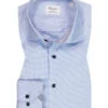 Stenströms Hemd, Slimline, Baumwolle, Hellblau Meliert -Maenner Mode Haus  403692 norm