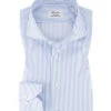 Stenströms Hemd, Fitted Body, Twill, Hellblau-weiß Gestreift -Maenner Mode Haus  403699 norm