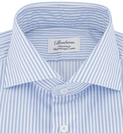 Stenströms Hemd, Fitted Body, Twill, Hellblau-weiß Gestreift 8 Stenströms Hemd, Fitted Body, Twill, Hellblau-weiß Gestreift -Maenner Mode Haus 403699 norm2