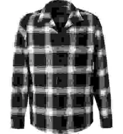 Marc O'Polo Overshirt, Bio Baumwolle, Schwarz-wollweiß Kariert -Maenner Mode Haus  403778 norm 1