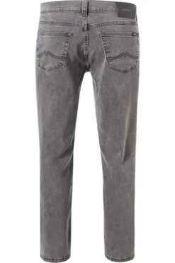 Mustang Jeans Tramper, Regular Fit, Baumwoll-Stretch, Grau -Maenner Mode Haus  403841 norm2
