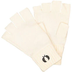 Fred Perry Handschuhe, Baumwolle, Ecru