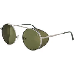 Bogner Sonnenbrille, Metall, Silber-grün