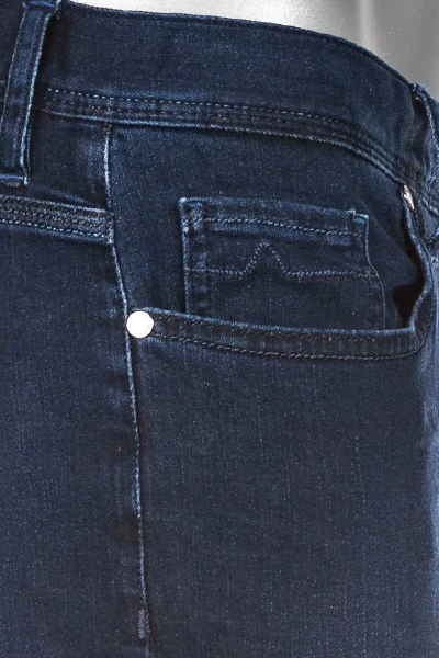 Alberto Jeans Pipe, Regular Fit, Baumwolle T400®, Navy 4 Alberto Jeans Pipe, Regular Fit, Baumwolle T400®, Navy – Bild 2