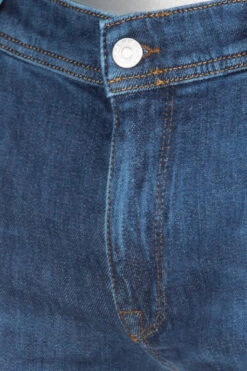 Jeans Bike, Regular Fit, Bio Baumwoll-Stretch, Dunkelblau -Maenner Mode Haus  404816 norm4