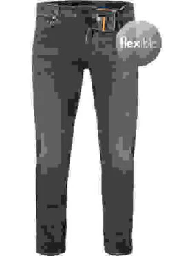 BOSS ORANGE Jeans Delaware, Slim Fit, Baumwoll-Stretch, Dunkelgrau -Maenner Mode Haus  405102 norm 1