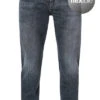 BOSS ORANGE Jeans Delaware, Slim Fit, Baumwoll-Stretch, Dunkelgrau